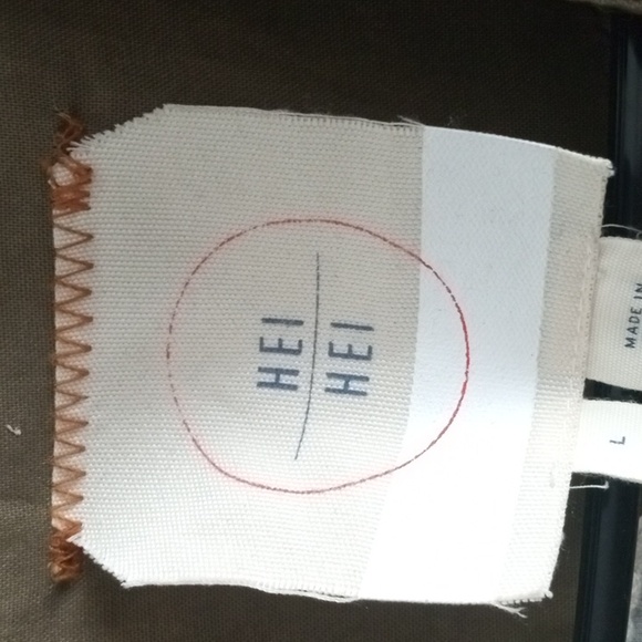 Anthropologie HEI HEI Sequin Sleeve Military Jacket - Picture 3 of 11